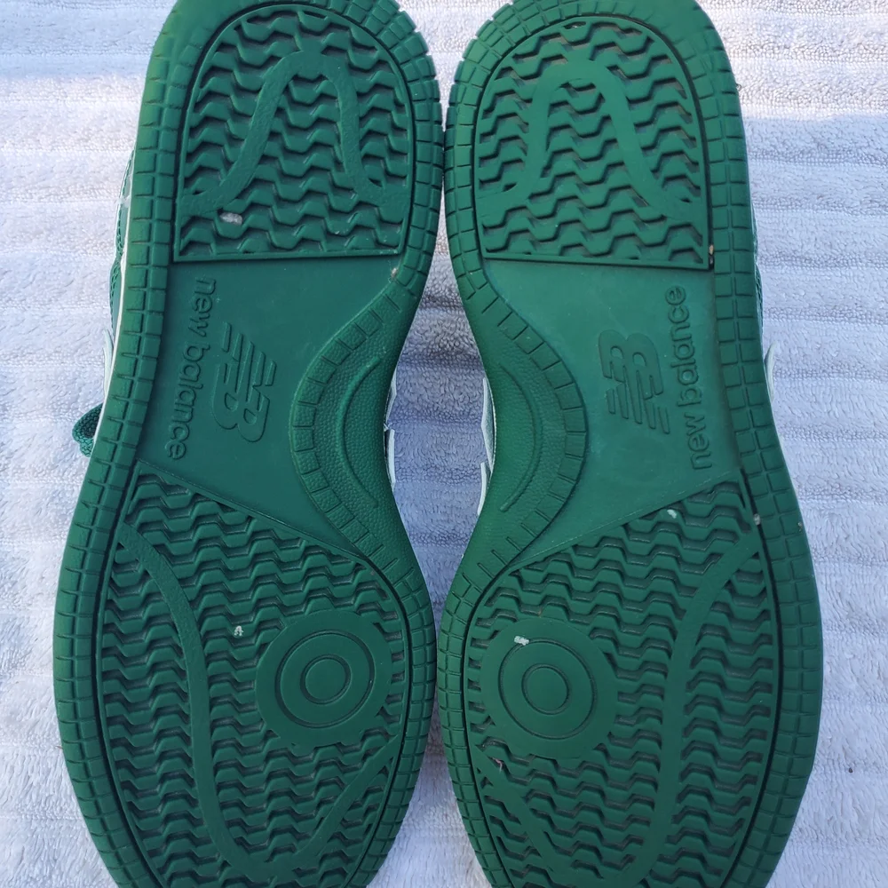 New Balance 480 Green and White Court Shoes 5.5Y - Picture 5 of 7